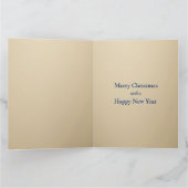 The Virgin Mary and Baby Jesus Christmas Greetings カード (内部)