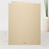 The Virgin Mary and Baby Jesus Christmas Greetings カード (裏面)