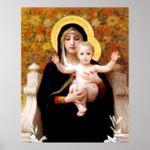 The Virgin of the Lilies (La Vierge au Lys) ポスター