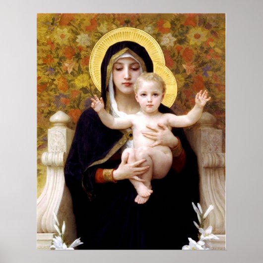 The Virgin of the Lilies (La Vierge au Lys) ポスター (正面)