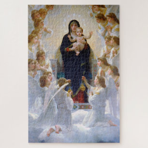 The Virgin with Angels, Bouguereau ジグソーパズル