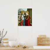 The Visitation (パネル上の油) ポスター (キッチン)