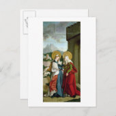 The Visitation (パネル上の油) ポストカード (正面/裏面)