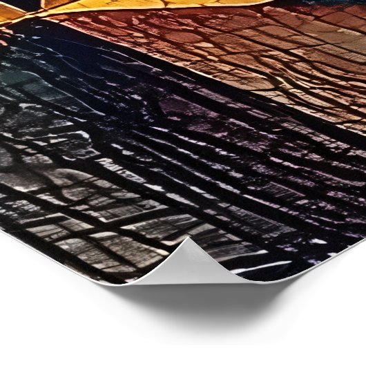 The Visitation - Cubist Minimalist Vision ポスター (角)