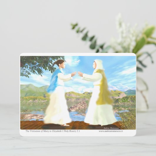 The Visitation of Mary to Elizabeth 招待状 (スタンド正面)