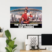 The Visitors Our Friends 36" x 24"ポスター ポスター (ホームオフィス)