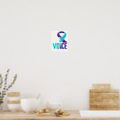 The Voice ストップ自殺啓発 メンタルヘルス ポスター (キッチン)