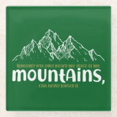 The Voice of the Mountains ガラスコースター (正面)