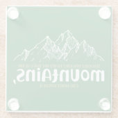 The Voice of the Mountains ガラスコースター (裏面)