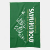 The Voice of the Mountains キッチンタオル (縦)