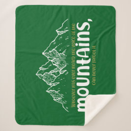 The Voice of the Mountains シェルパブランケット