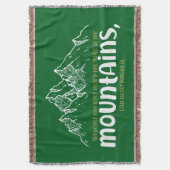 The Voice of the Mountains スローブランケット (正面縦)