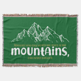 The Voice of the Mountains スローブランケット