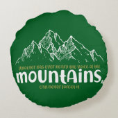 The Voice of the Mountains ラウンドクッション (裏面)