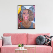 The Voice Painting by Alfred Fox キャンバスプリント (インサイチュ (リビング))