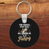 The Voices In My Head Telling Me To Go Fishing  キーホルダー (正面)