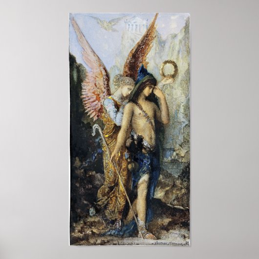 The Voices Water color by Gustave Moreau ポスター (正面)