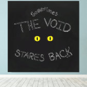 The Void Stares Back キャンバスプリント (インサイチュ (ウッドフロア))