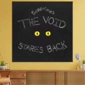 The Void Stares Back キャンバスプリント (インサイチュ (リビング))