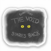 The Void Stares Back シール (正面)