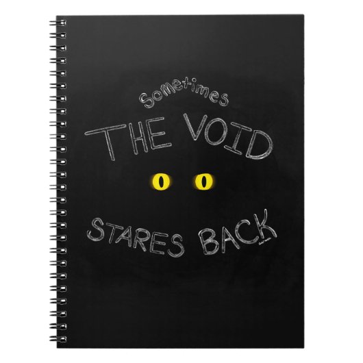 The Void Stares Back ノートブック (正面)