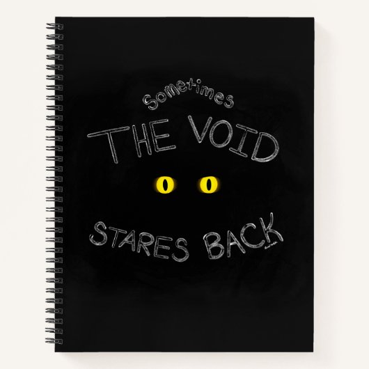 The Void Stares Back ノートブック (正面)