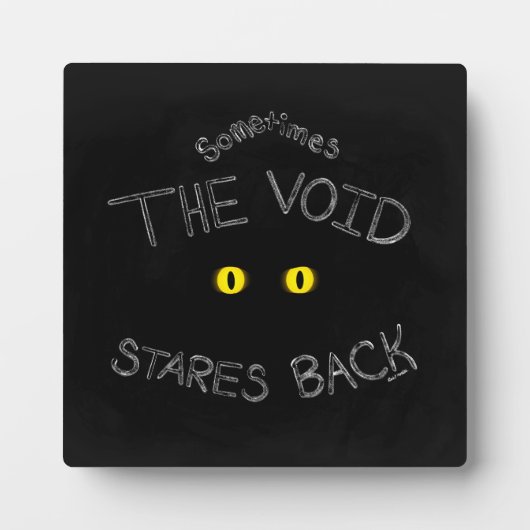 The Void Stares Back フォトプラーク (正面)