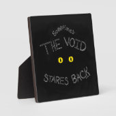 The Void Stares Back フォトプラーク (正面)