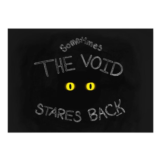 The Void Stares Back フォトプリント (正面)