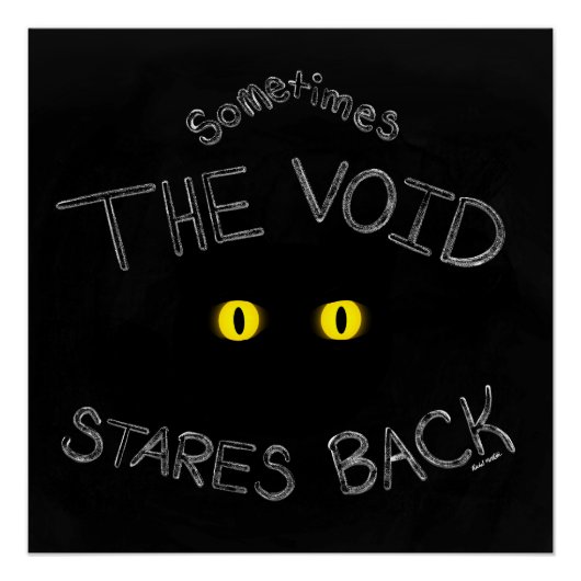 The Void Stares Back ポスター (正面)