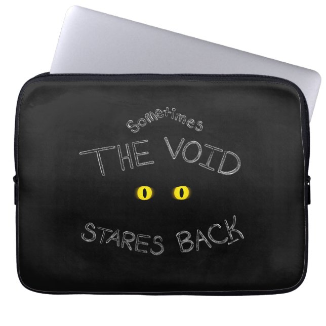 The Void Stares Back ラップトップスリーブ (正面)