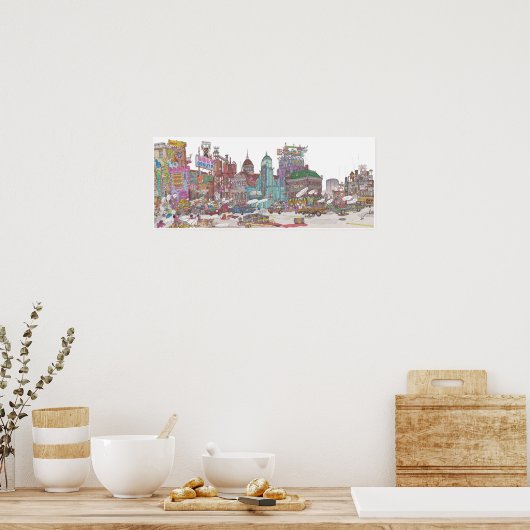 The Voltz Mural ポスター (キッチン)