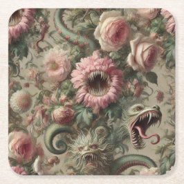 The Voracious Verdants – Gothic Victorian スクエアペーパーコースター