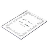 The Vow Books – Personalized His and Her Timeless  ノートブック (左側)