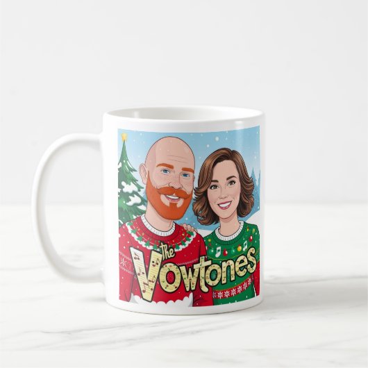 The Vowtones - クリスマスマグ コーヒーマグカップ (左)