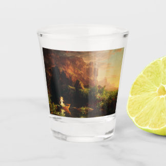 The Voyage of Life Childhood by Thomas Cole ショットグラス