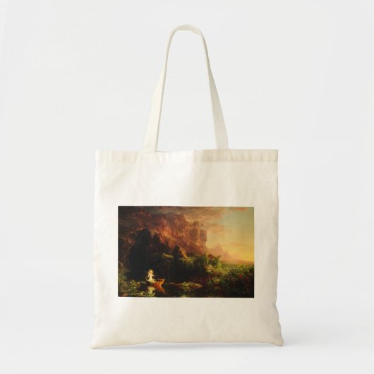 The Voyage of Life Childhood by Thomas Cole トートバッグ (正面)