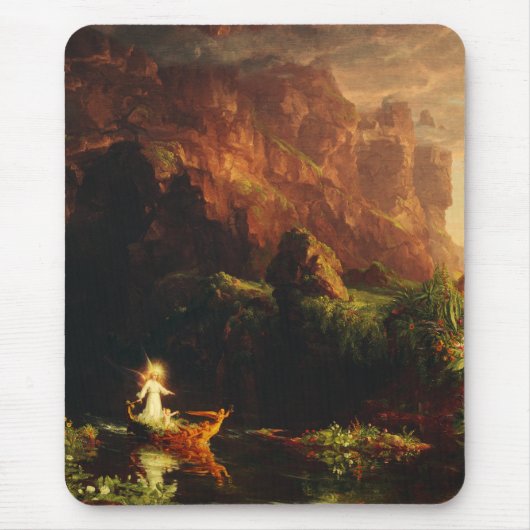 The Voyage of Life Childhood by Thomas Cole マウスパッド (正面)