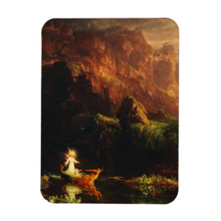 The Voyage of Life Childhood by Thomas Cole マグネット