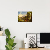 The Voying of Life, Youth by Thomas Cole ポスター (ホームオフィス)