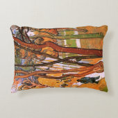 The Walk:落下する葉ゴッホVincent van Kawaii著 アクセントクッション (正面)