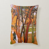 The Walk:落下する葉ゴッホVincent van Kawaii著 アクセントクッション (裏面(縦))