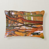 The Walk:落下する葉ゴッホVincent van Kawaii著 アクセントクッション (裏面)