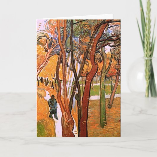 The Walk：落下する葉ゴッホVincent van Kawaii著 カード (正面)