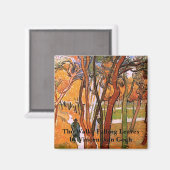 The Walk：落下する葉ゴッホVincent van Kawaii著 マグネット (正面/裏面)