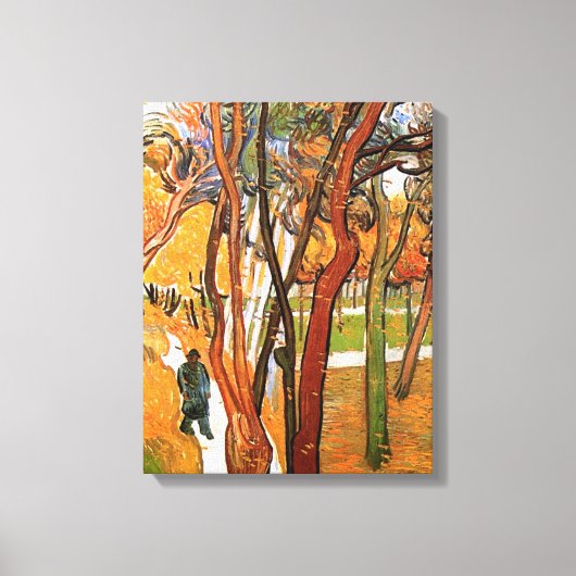 The Walk in Falling離れ By Vincent vanゴッホ キャンバスプリント (正面)