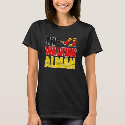 The Walking Alman German Typical German Tシャツ (正面)