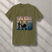 The Walking Dad: Heartwarming Design for Father's  Tシャツ