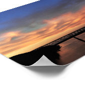 The Walkway over the Hudsonのサンセットビュー ポスター (角)