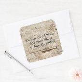 THE WALL差出人住所 スクエアシール (封筒)